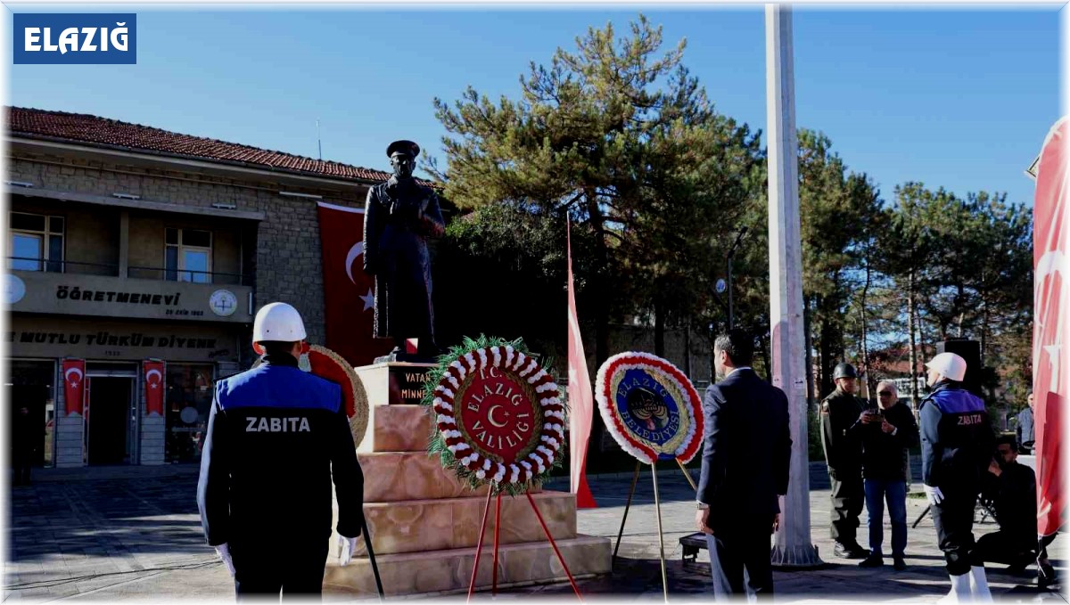 Atatürk'ün Elazığ'a gelişinin 86'ncı yıl dönümü kutlandı