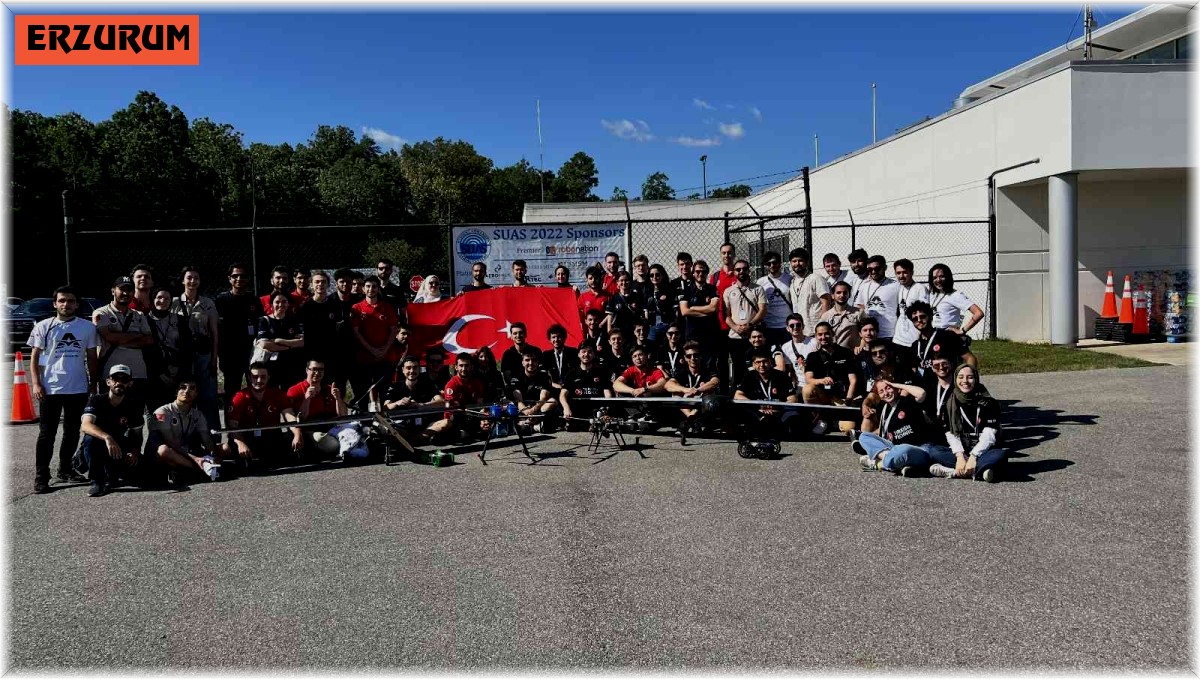 Atatürk Üniversiteli öğrenciler dünyanın en prestijli iha yarışmasında