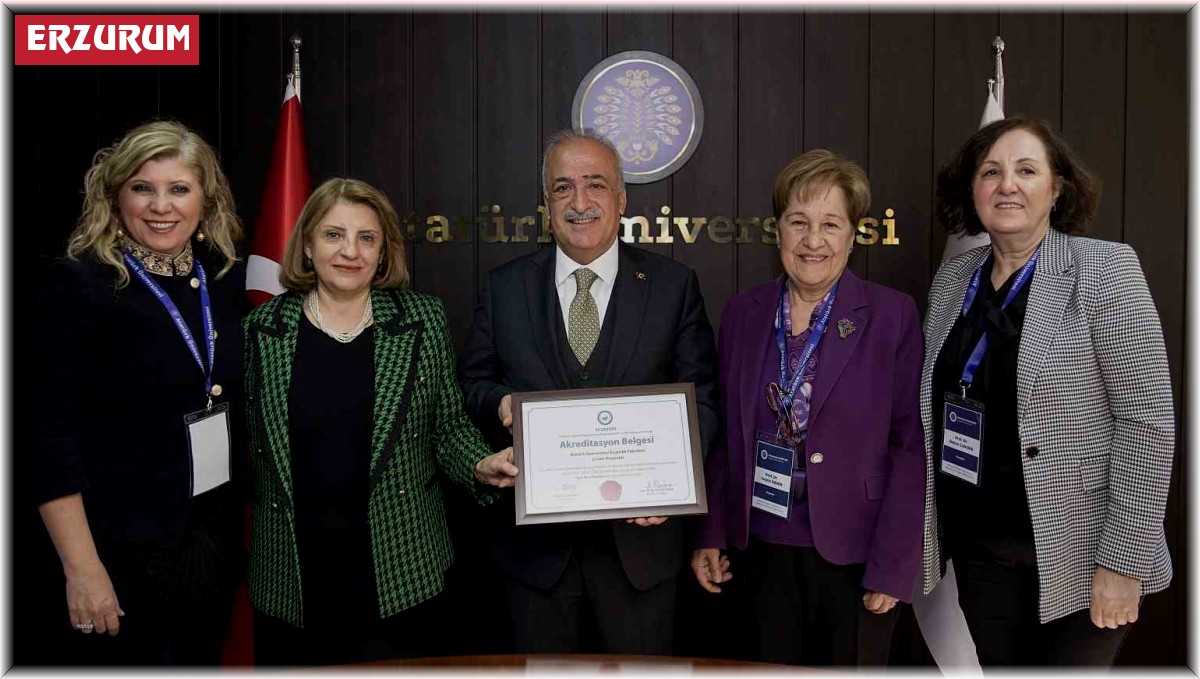 Atatürk Üniversitesi akreditasyonda tarih yazdı
