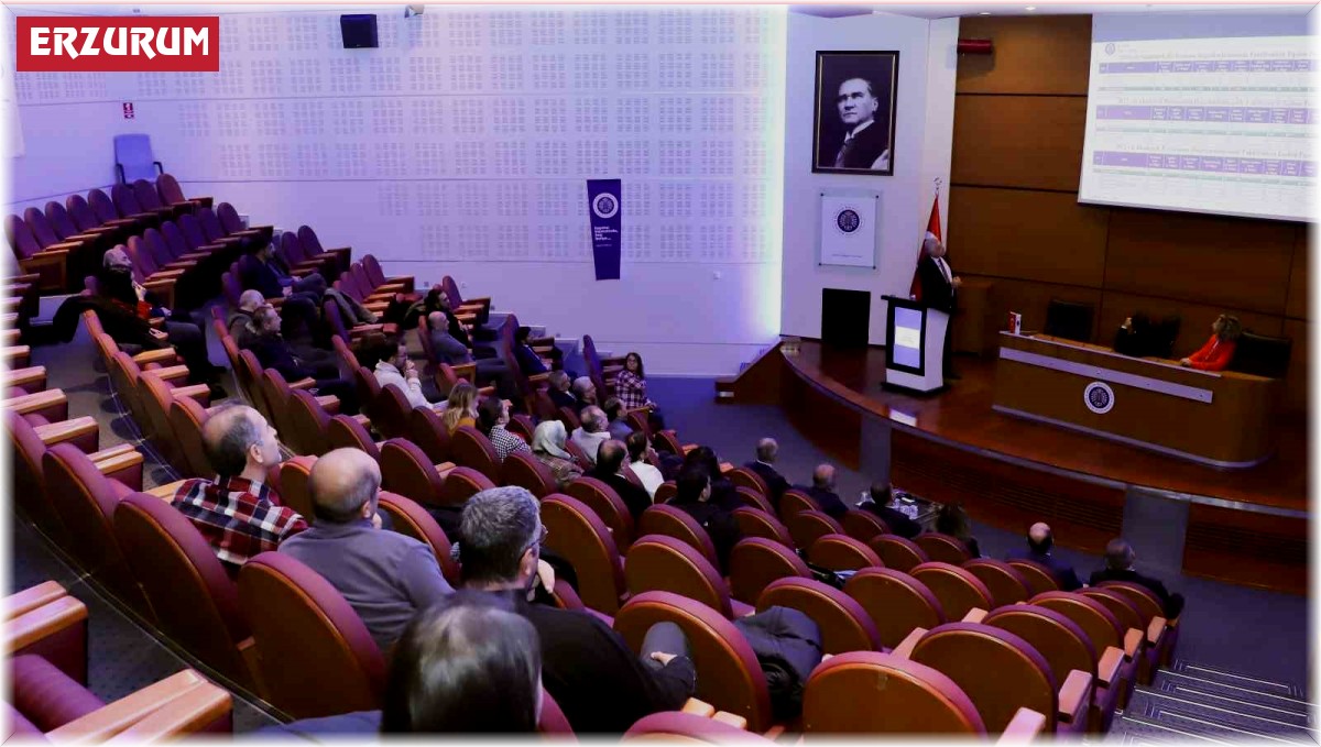 Atatürk Üniversitesi izleme ve değerlendirme toplantıları, Rektör Çomaklı başkanlığında başladı