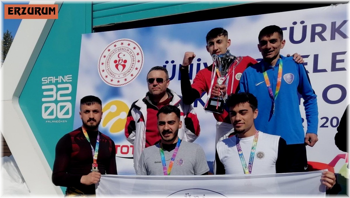 Atatürk Üniversitesi kürsüden inmedi: tam 26 madalya