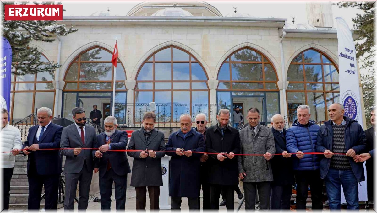 Atatürk Üniversitesi Lojmanlar Camii yeniden ibadete açıldı