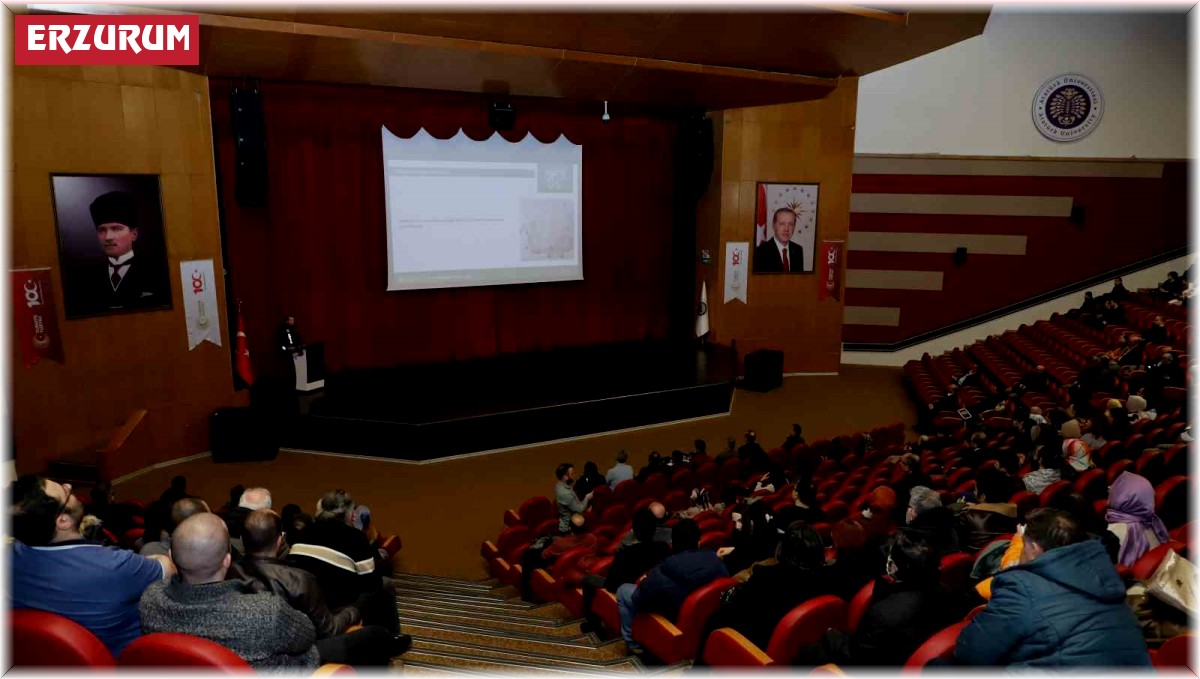 Atatürk üniversitesi mensuplarına bağımlılıkla mücadele konusu anlatıldı