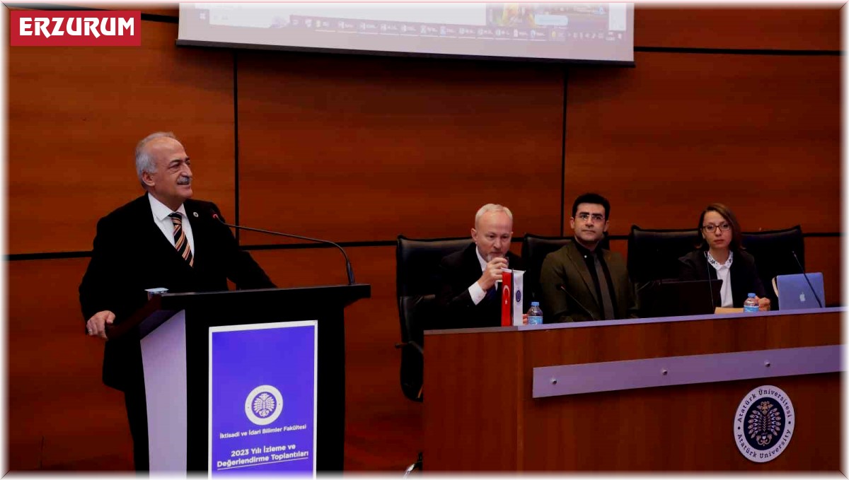Atatürk Üniversitesi'nde 2023 yılı akademik izleme ve değerlendirme toplantıları devam ediyor