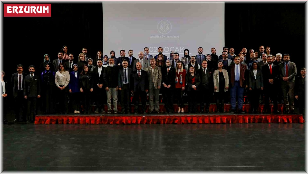 Atatürk Üniversitesi'nde Bilimsel Teşvik Töreni