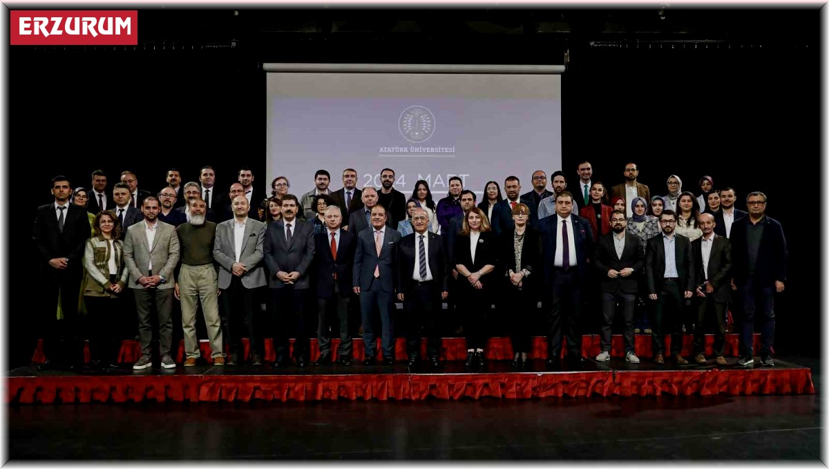 Atatürk Üniversitesi'nde bilimsel teşvik töreni