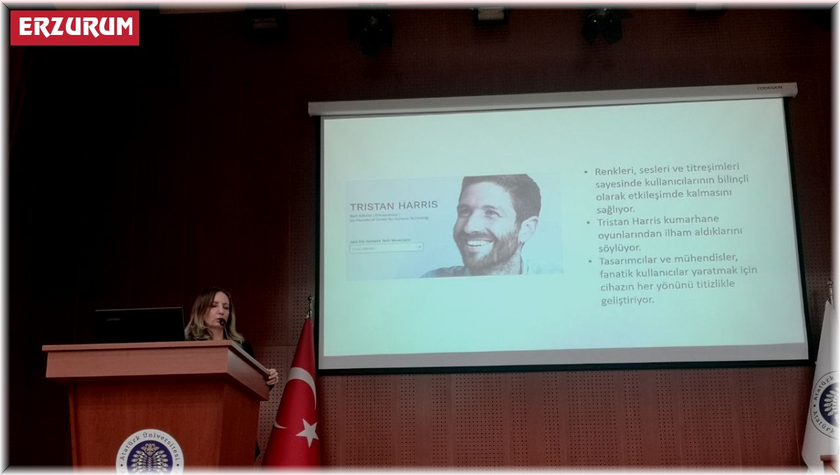 Atatürk Üniversitesi'nde ekran bağımlılığı konferansı