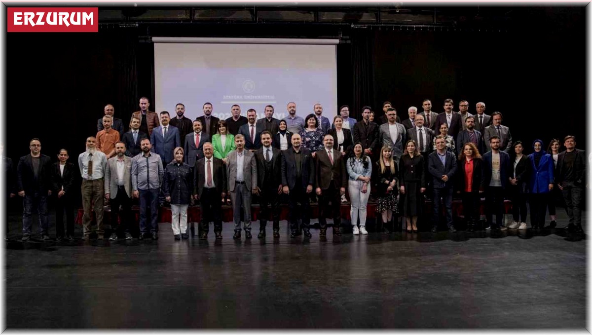 Atatürk Üniversitesi'nde Nisan ayı akademik teşvik töreni düzenlendi