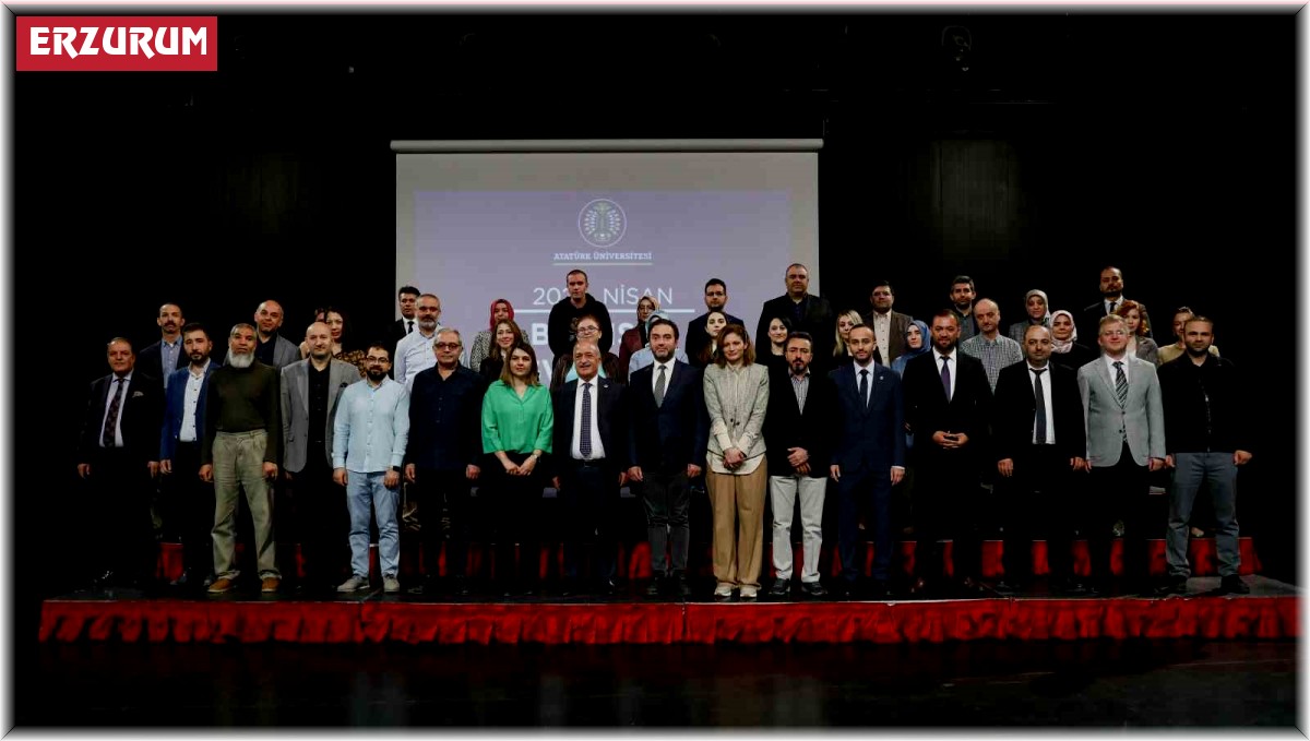 Atatürk Üniversitesi'nde Nisan ayı Bilimsel Teşvik töreni düzenlendi