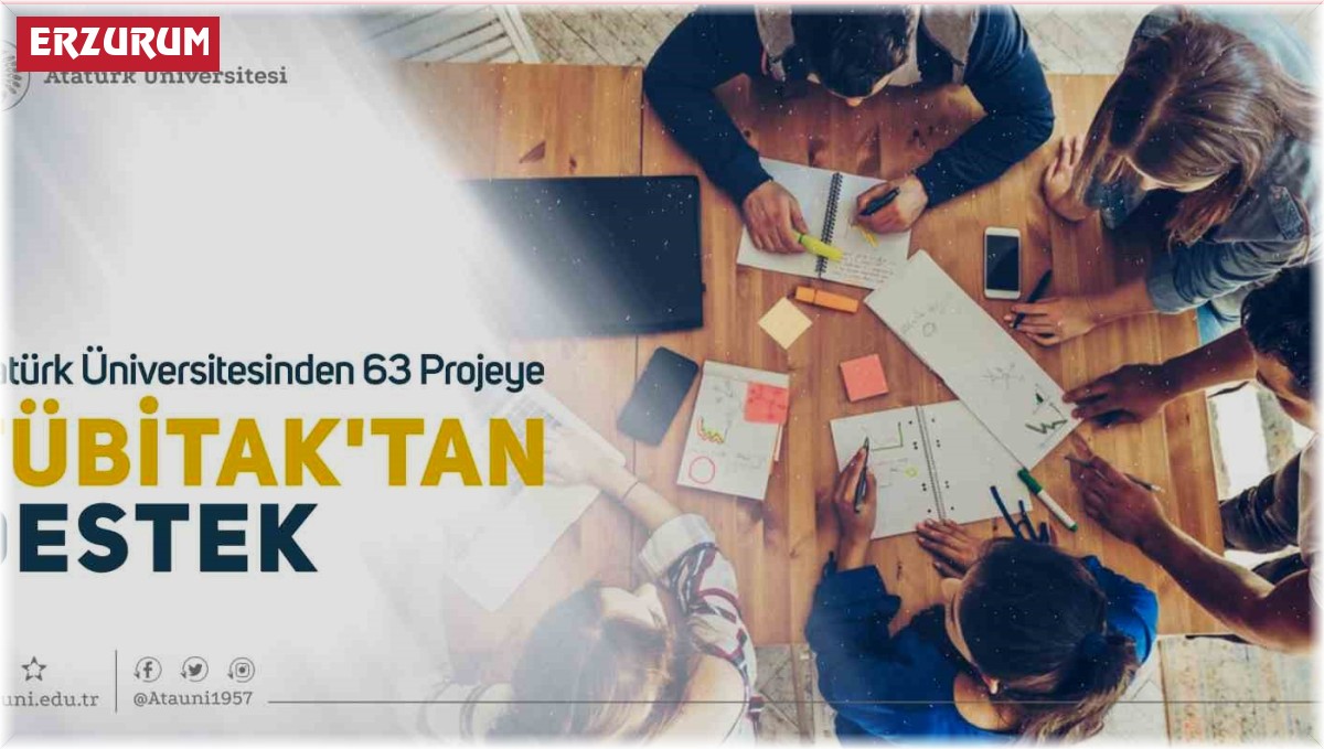Atatürk Üniversitesi'nden 63 proje desteklenmeye hak kazandı