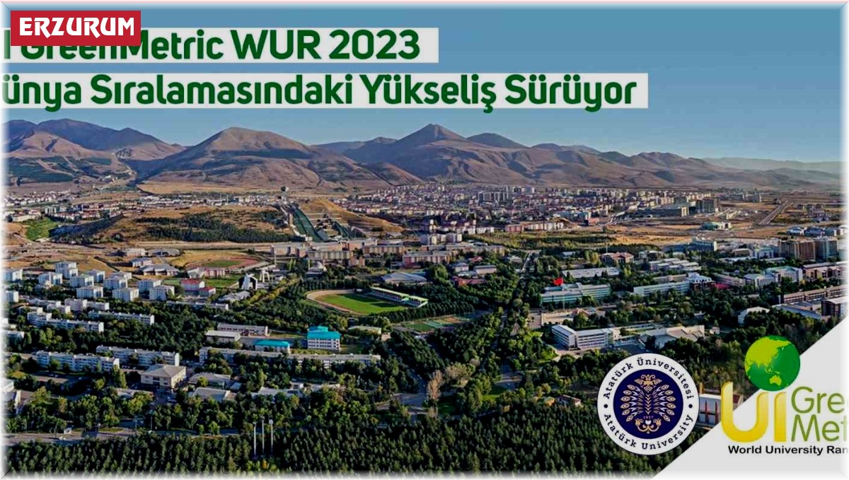 Atatürk Üniversitesi'nin dünya sıralamasındaki yükselişi sürüyor