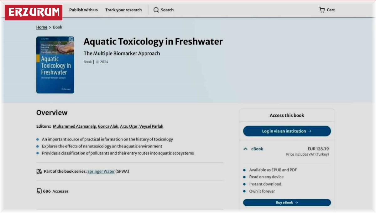 Atatürk Üniversitesi öğretim üyelerinin editörlüğünde hazırlanan kitap, springer yayınevi tarafından yayımlandı