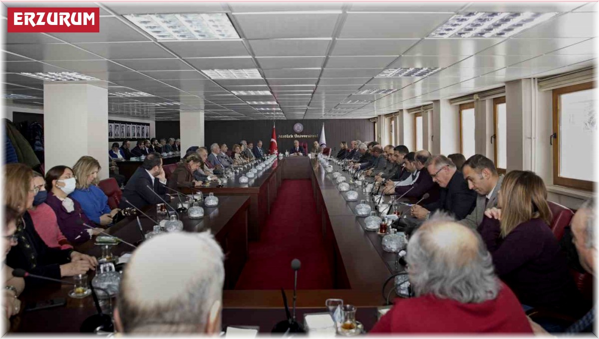 Atatürk Üniversitesi senatosundan taziye ve destek mesajı