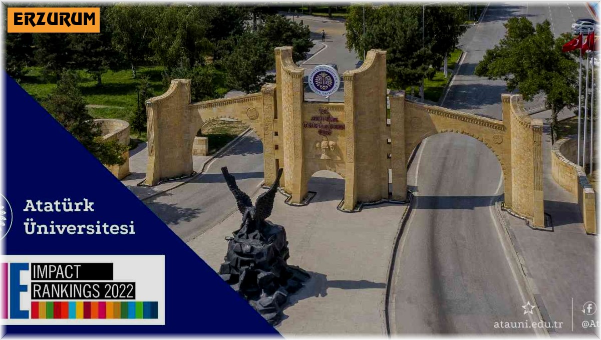 Atatürk Üniversitesi, The Impact Rankings 2022'de büyük bir başarı göstererek 17 başlıktan 16'sında yer aldı