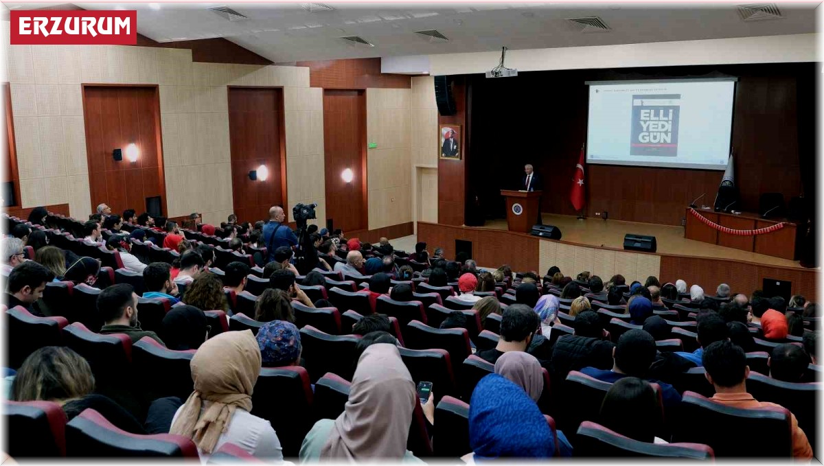 Atatürk Üniversitesi Tıp Fakültesinden Cumhuriyetin 100. yılına özel konferans