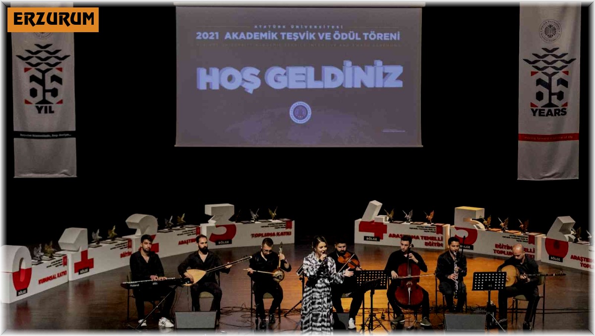 Atatürk Üniversitesinde, akademik teşvik ve ödül töreni gerçekleşti