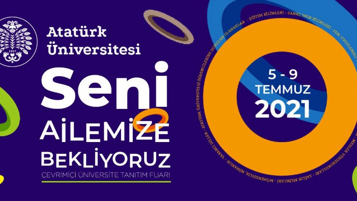 Atatürk Üniversitesinde çevrim içi üniversite tanıtım fuarı başladı