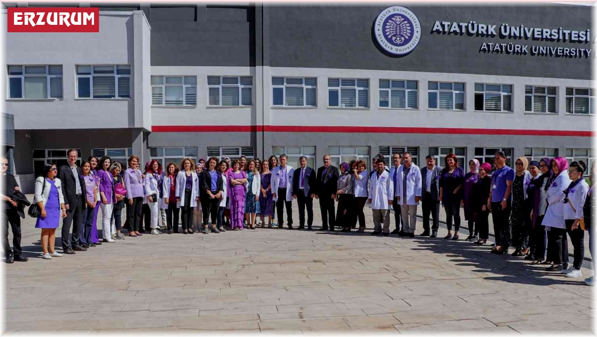 Atatürk Üniversitesinde jinekolojik kanserlere farkındalık oluşturuldu