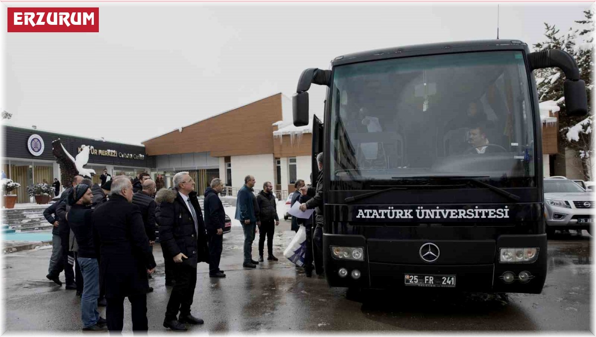 Atatürk Üniversitesinden deprem bölgesine yardım eli