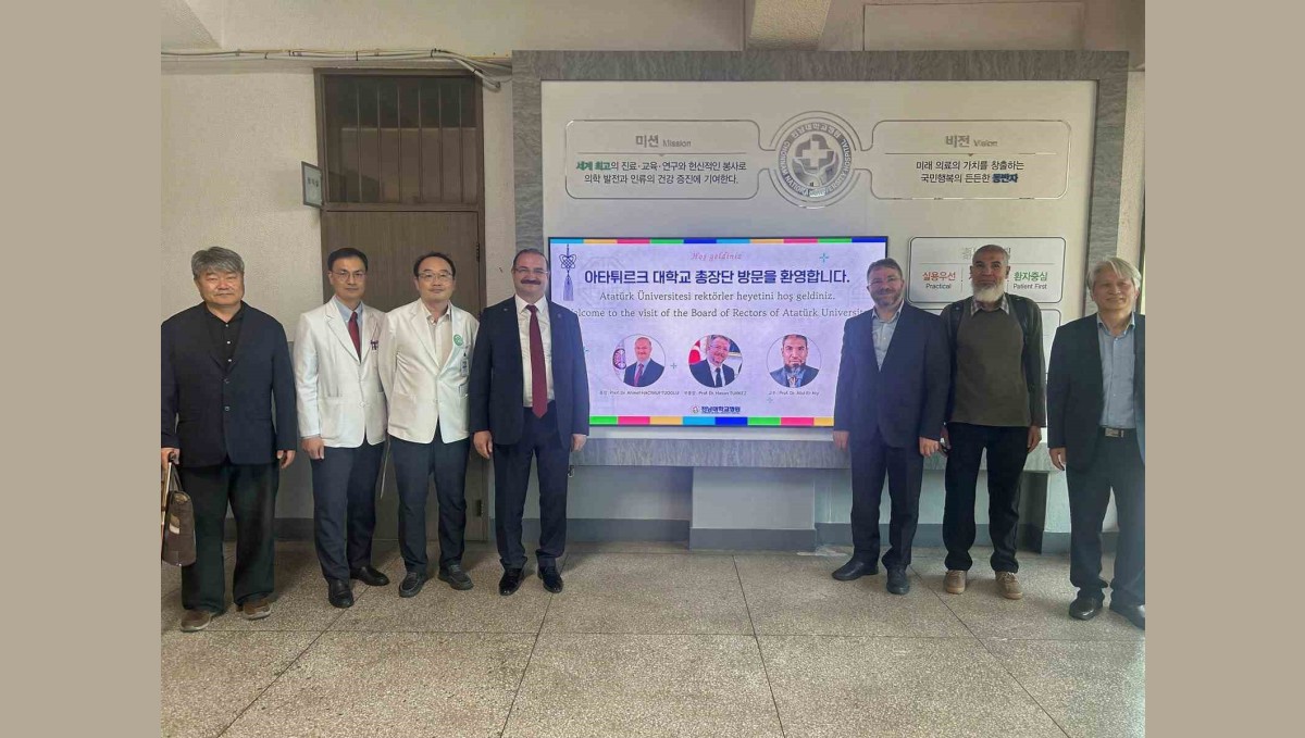Atatürk Üniversitesinden Güney Kore'de stratejik iş birliği ziyaretleri