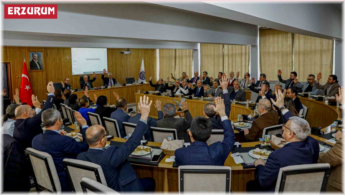 Atatürk üniversitesinden 'tarihi' senato