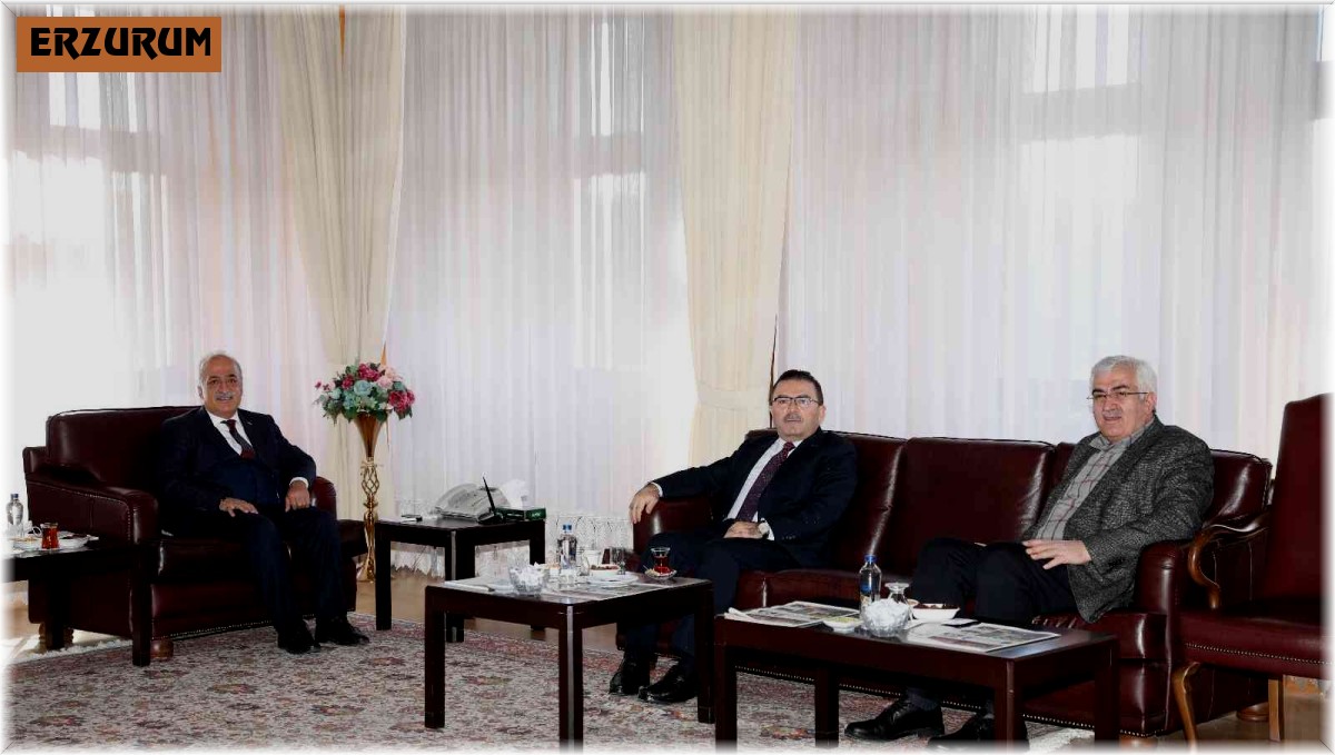 Atatürk Üniversitesine hayırlı olsun ziyaretleri devam ediyor