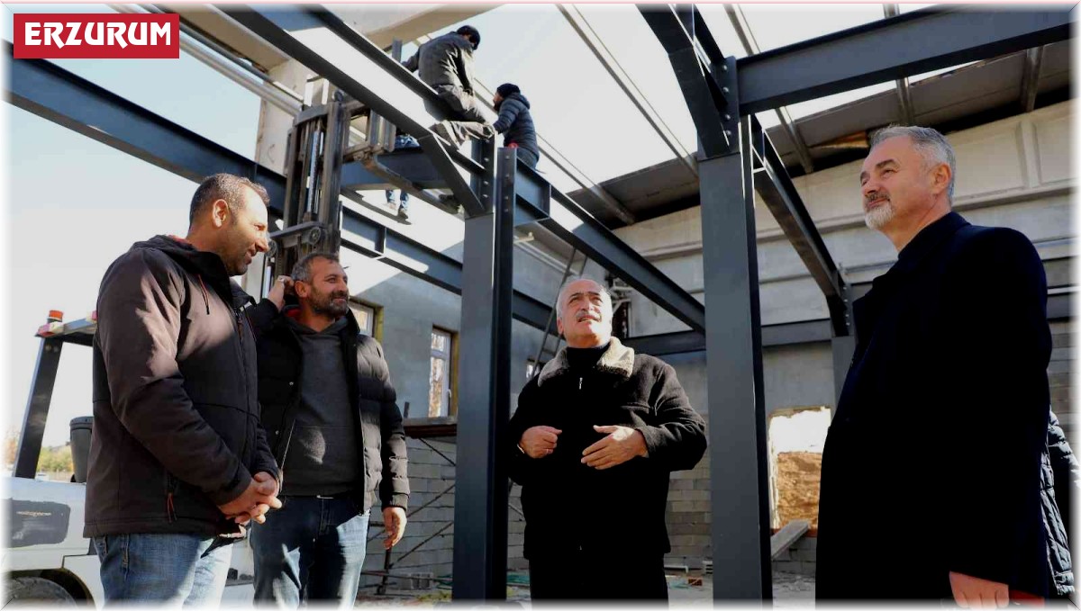 Atatürk Üniversitesinin vizyon projelerinden veri merkezinde çalışmalar sürüyor