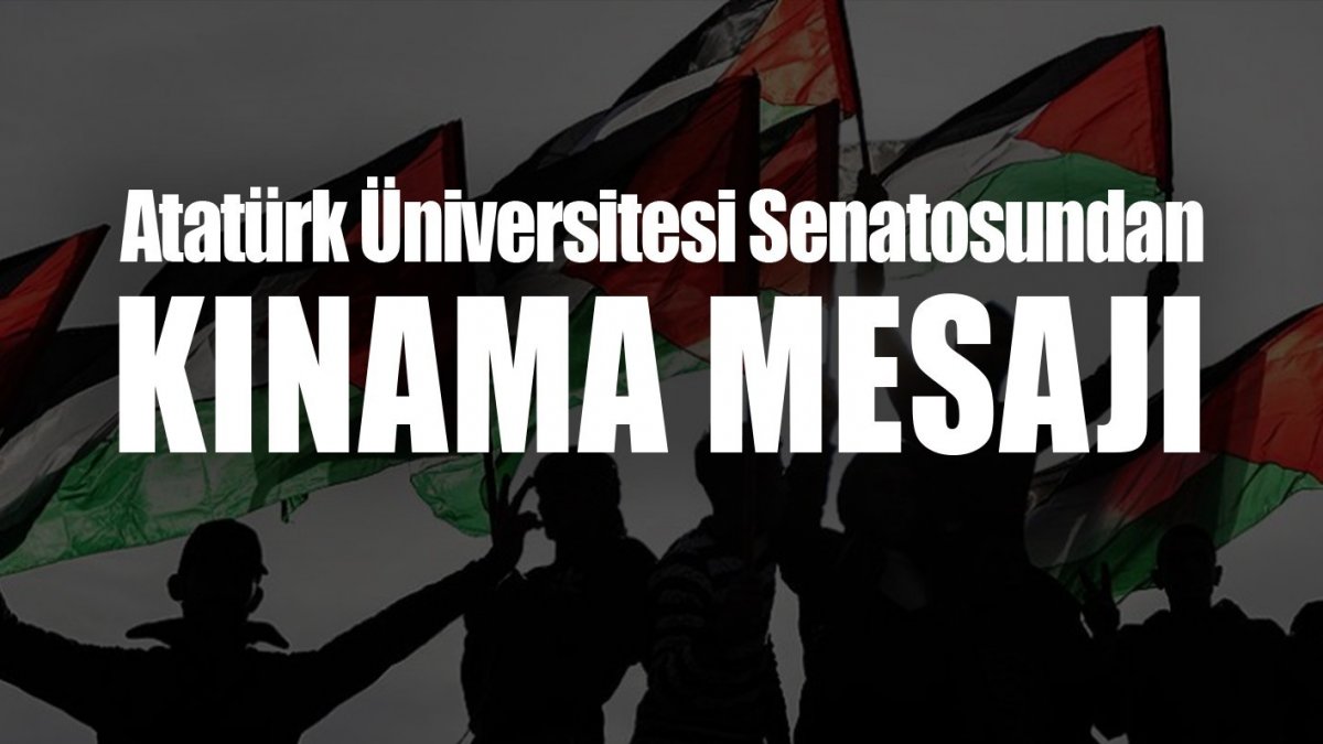 ATAUNİ Senatosundan kınama mesajı