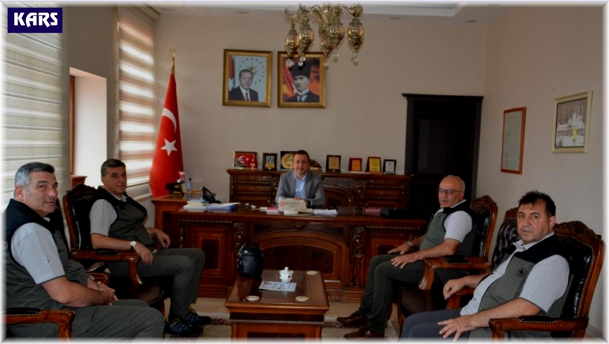 Ateş'ten Kaymakam Kemelek'e ziyaret