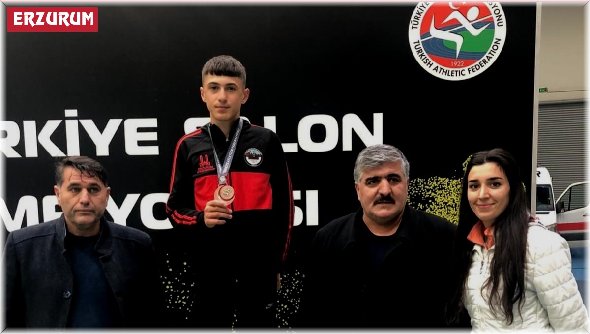Atletizm yarışlarından ilk madalya geldi