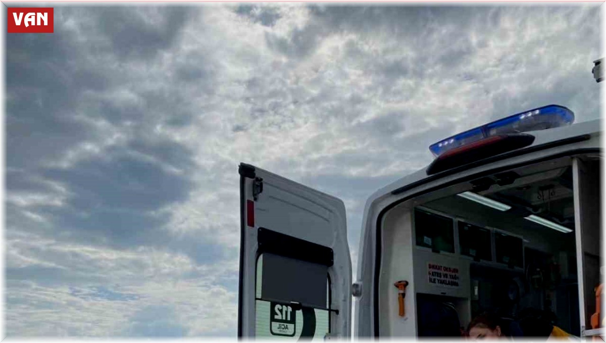 Attan düşen hasta helikopter ambulansla Van'a sevk edildi