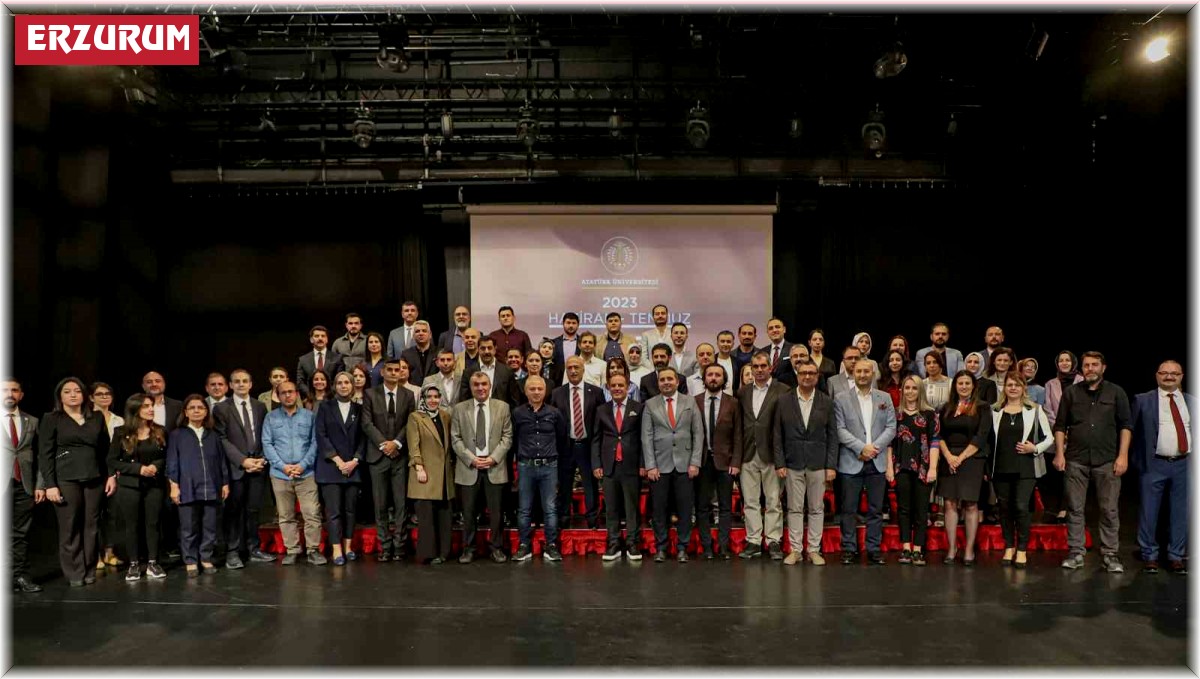 A.Ü.'de Haziran ve Temmuz Ayları Bilimsel Teşvik Töreni düzenlendi