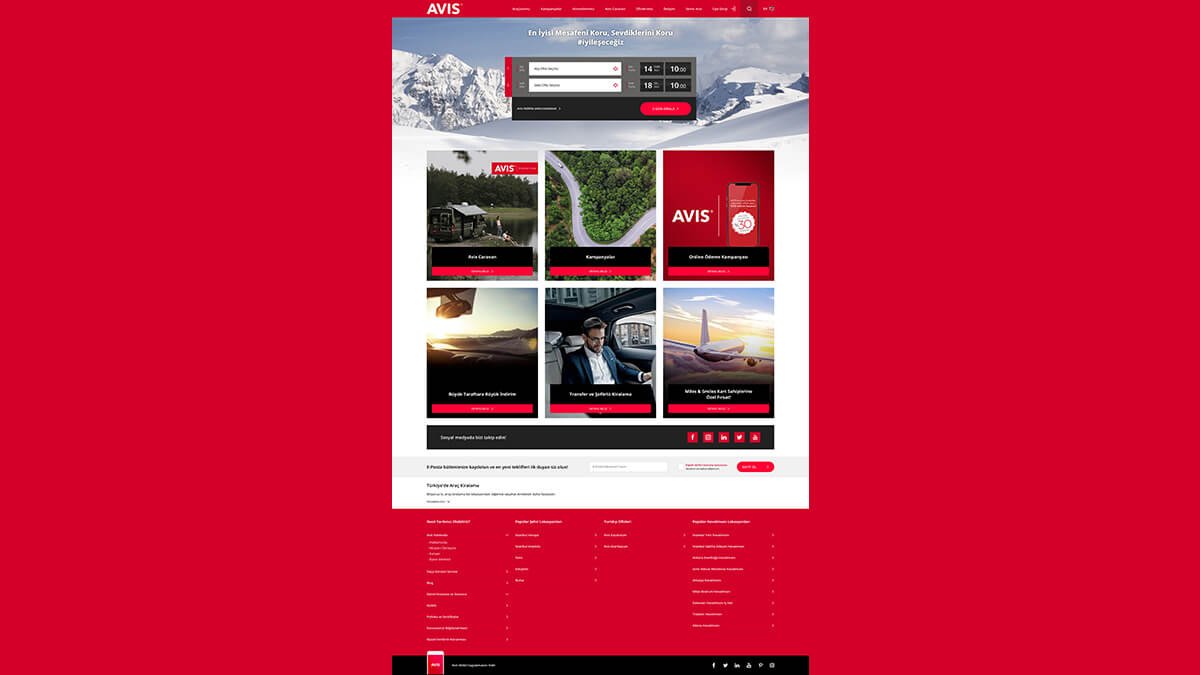 Avis yeni web sitesiyle kişisel müşteri deneyimini sunuyor