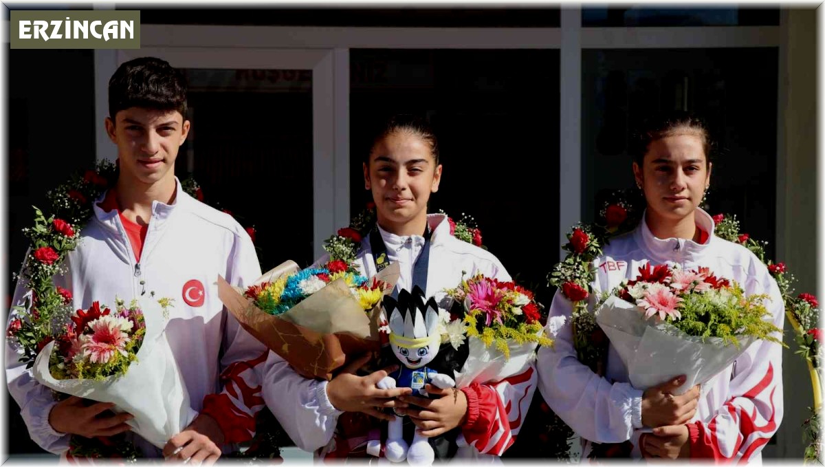 Avrupa şampiyonu Aleyna coşku ile karşılandı