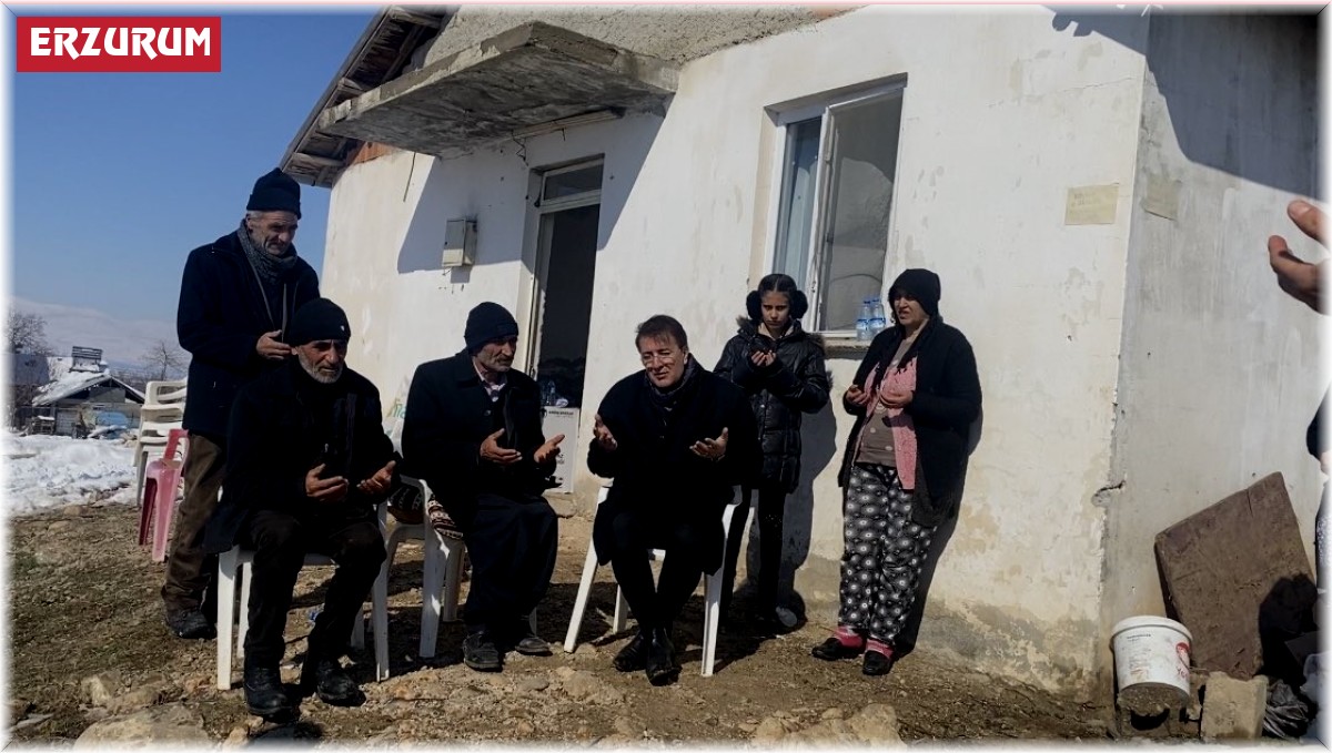 Aydemir, Malatya'da depremzedelerin acılarını paylaştı