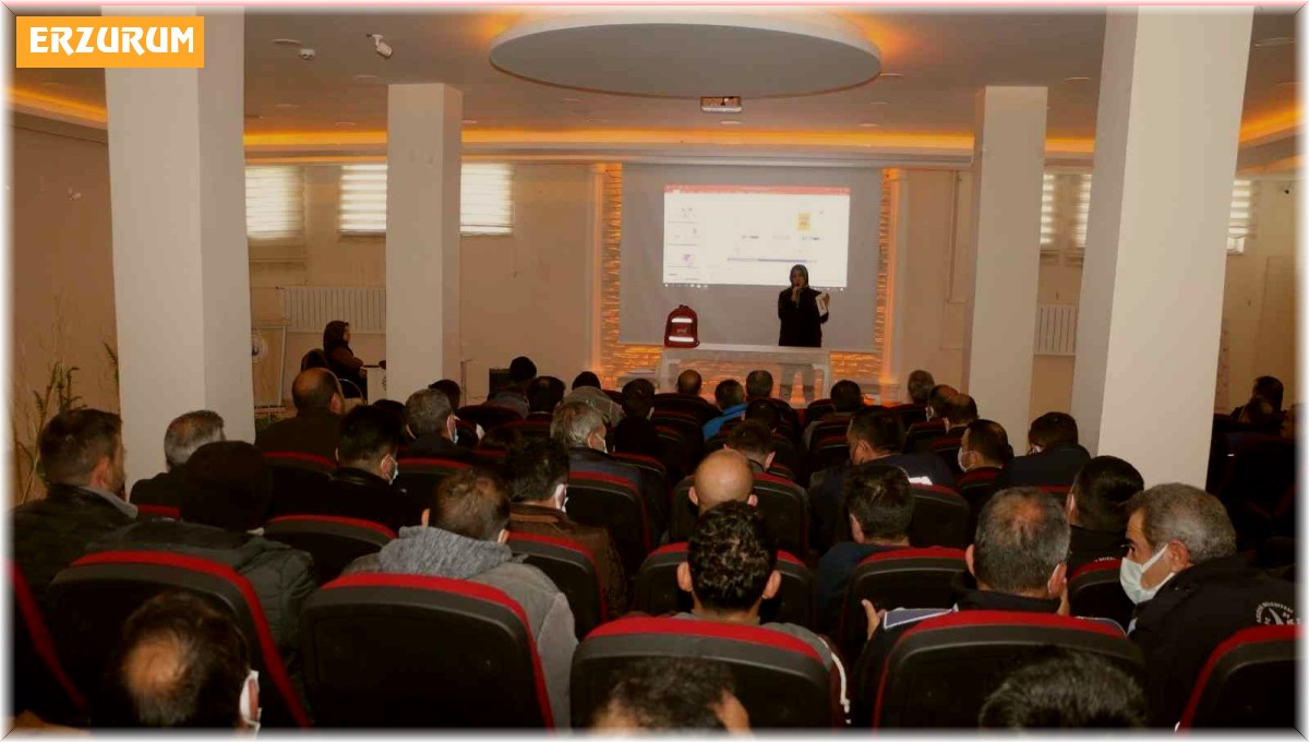 Aziziye Belediyesi çalışanlarına Afet Farkındalık Eğitimi