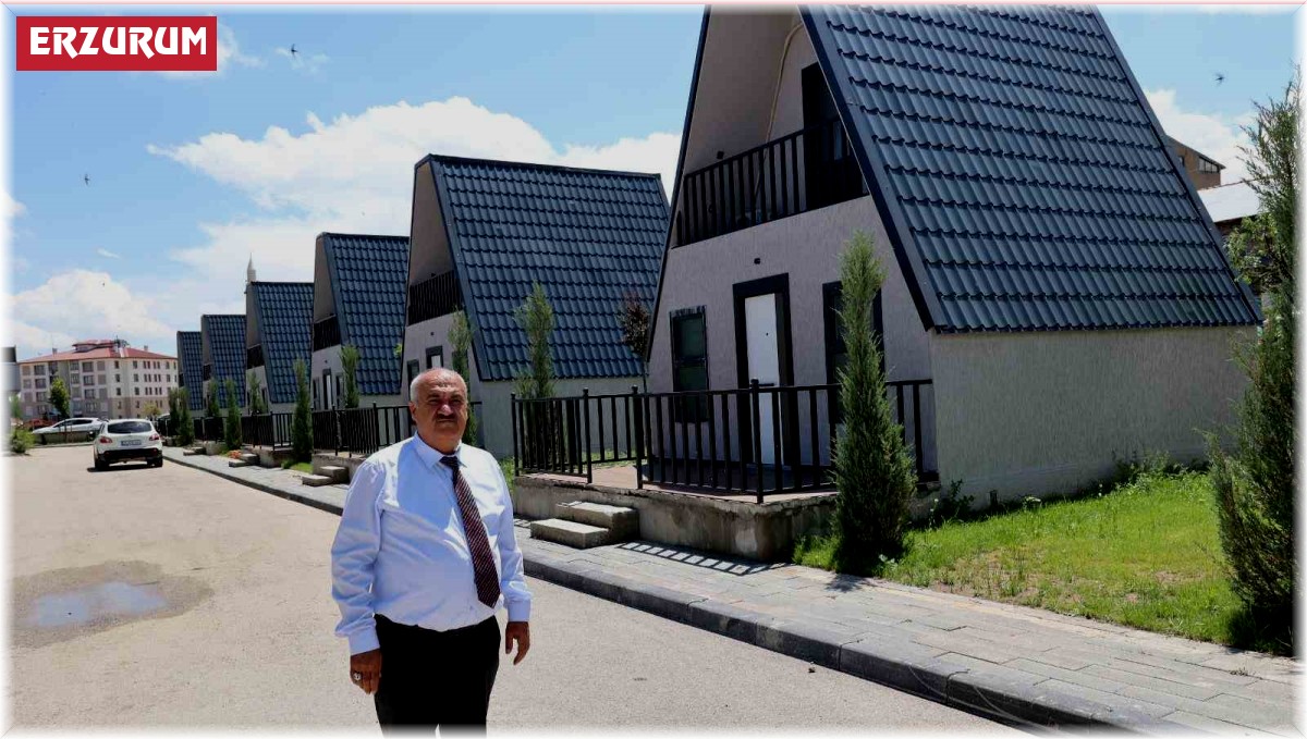 Aziziye'nin Bungalov Evleri hizmete açıldı