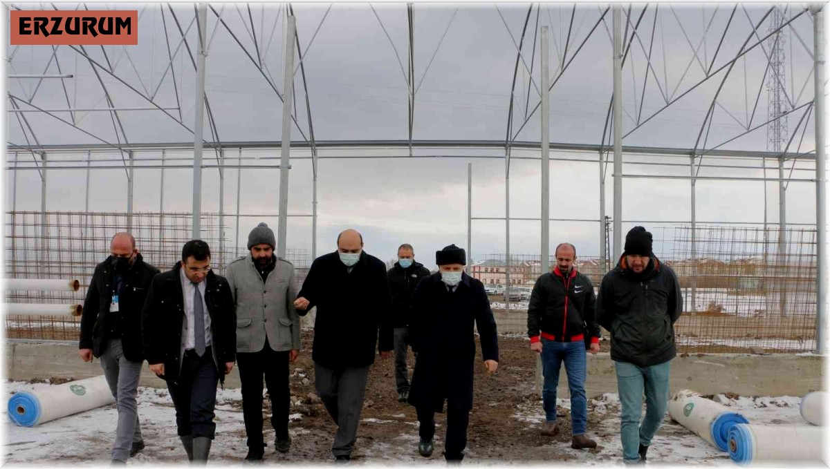 Aziziye'nin termal seralarında özel buluşma