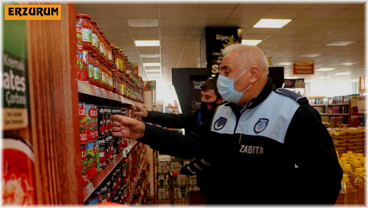 Aziziye zabıtası ceza yağdırdı