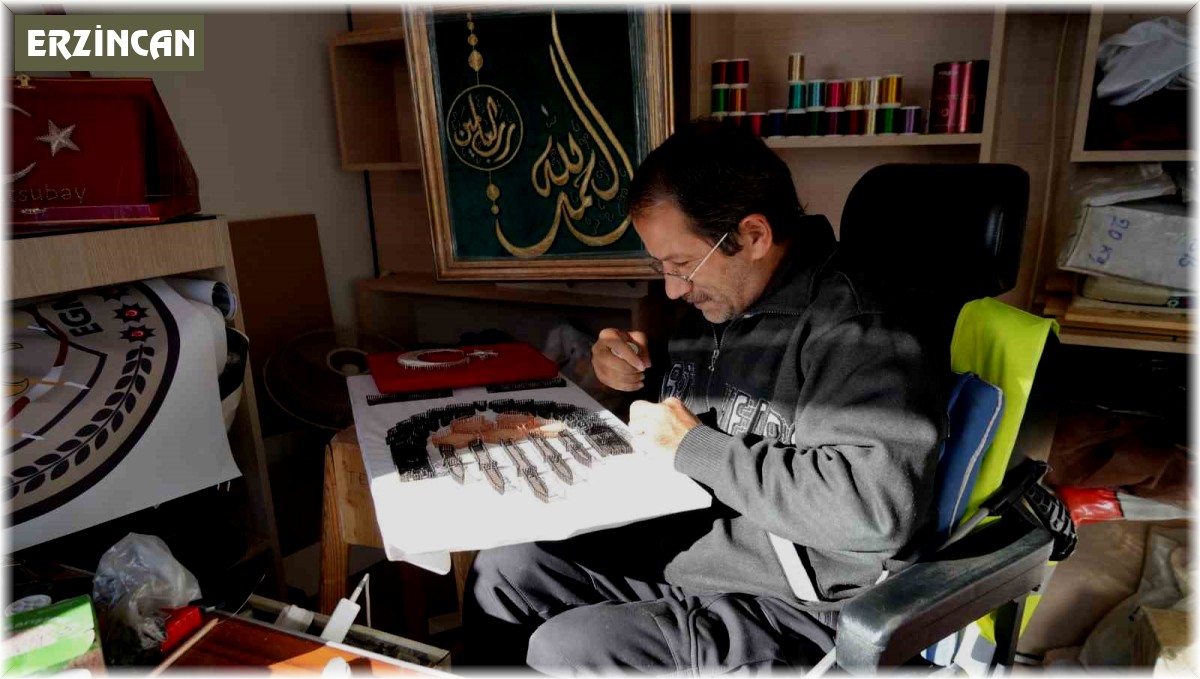 Azmiyle herkese örnek oluyor!