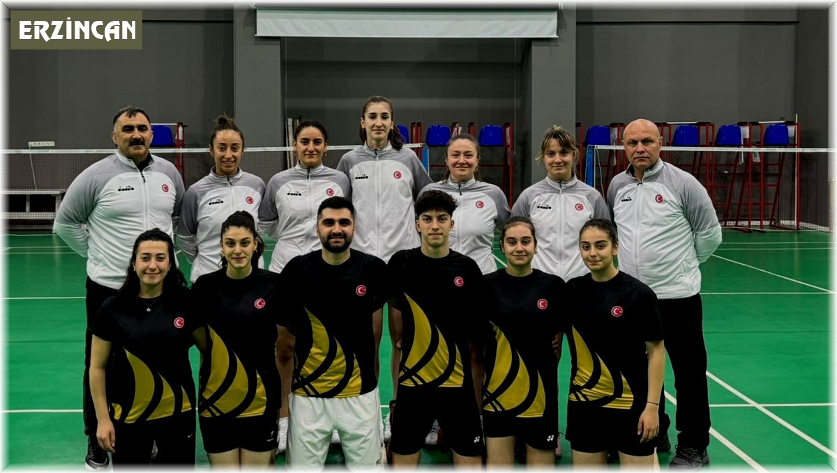 Badminton A Milli Takımına Erzincan'dan 8 sporcu