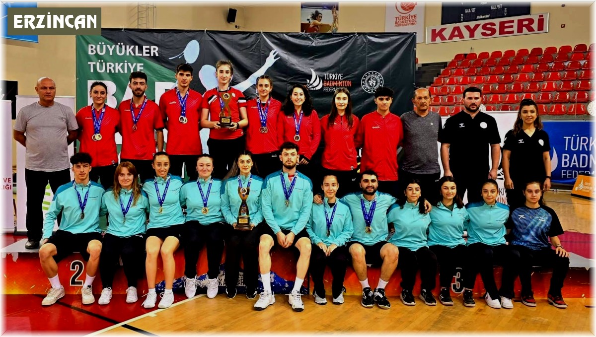 Badmintonda "Büyükler Türkiye Şampiyonu" Erzincan oldu