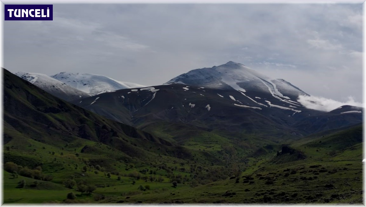 Bağır Paşa Dağı'na kar yağdı