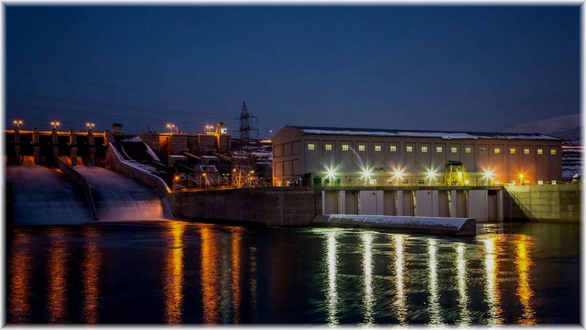 Bağıştaş 1 Barajı ve HES enerji üretimi ile ülke ekonomisine katkı sağlıyor