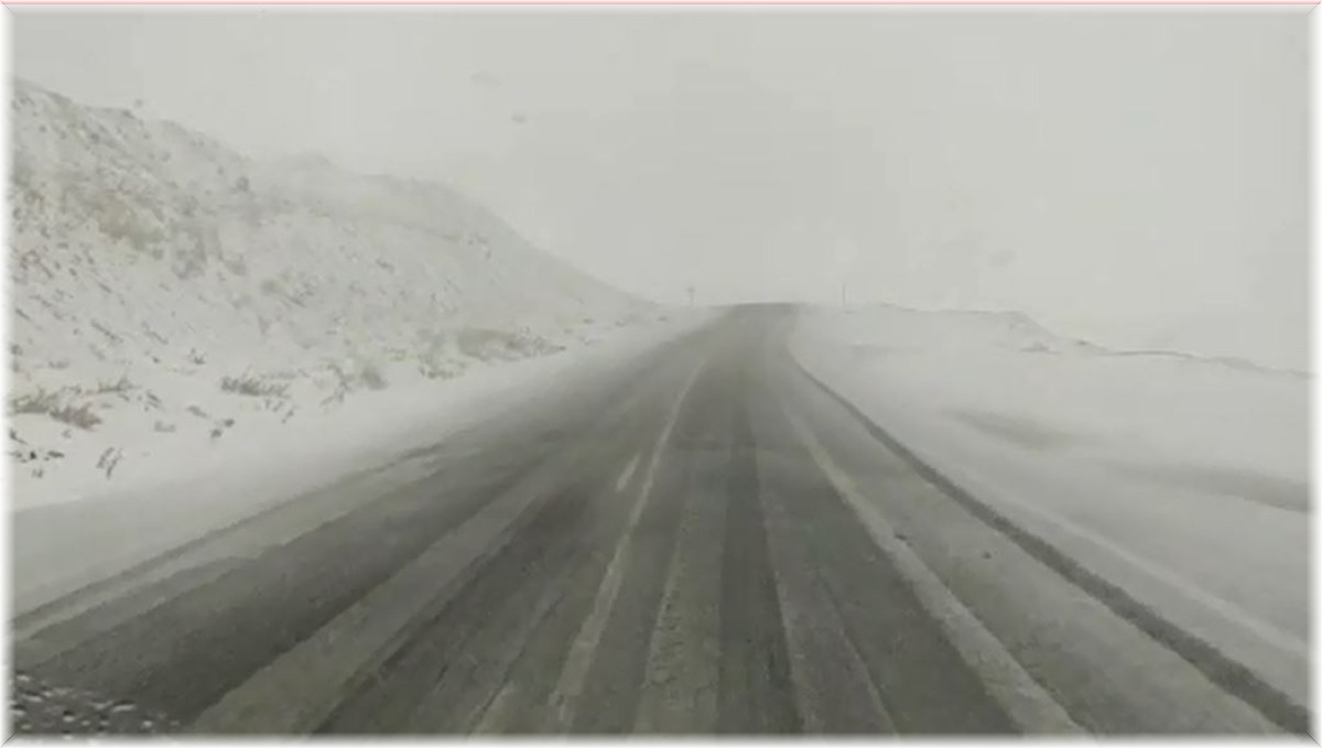 Bahçesaray'da kar yağışı