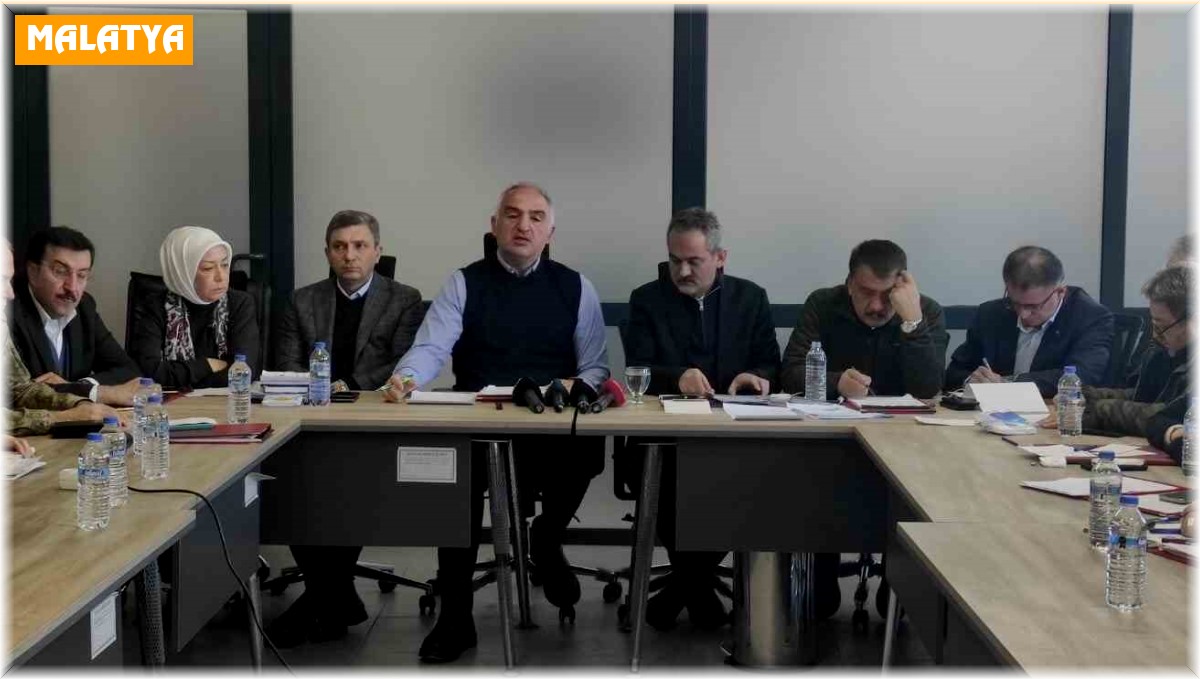 Bakan Ersoy: "Malatya'da ölü sayımız maalesef bin 71'e çıktı"
