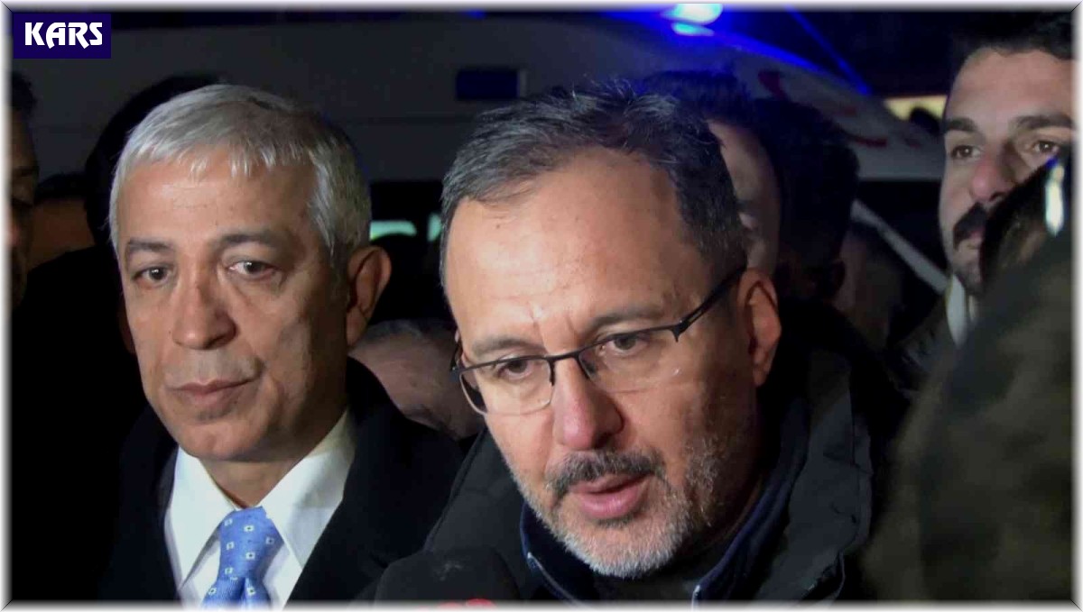 Bakan Kasapoğlu: "Alçıpan tavanın çökmesi sonucu 10 kişi yaralandı, durumları iyi"