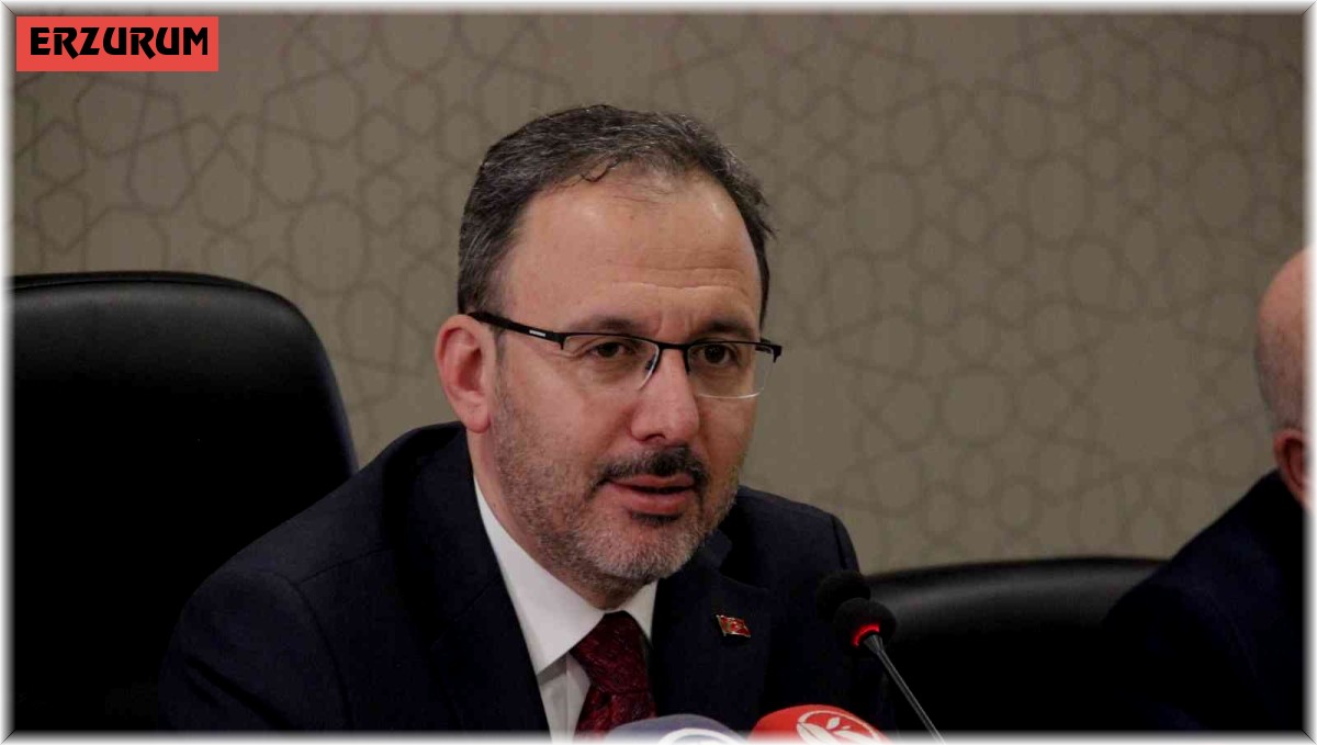 Bakan Kasapoğlu: "Uluslararası spor organizasyonunu Şubat'ta Erzurum'da gerçekleştireceğiz"