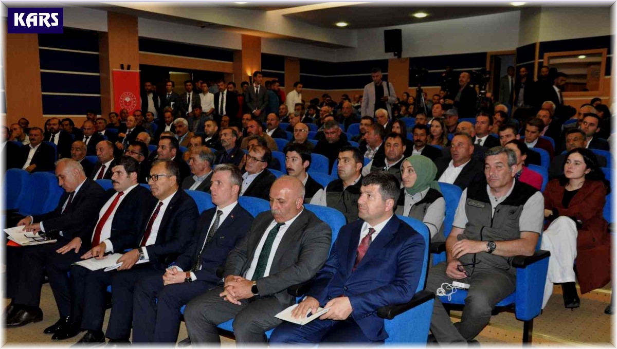 Bakan Kirişci, Kars'ta tarım sektörü temsilcileriyle buluştu