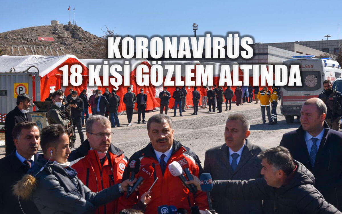 Bakan Koca, Gürbulak Sınır Kapısı’ndaki sahra hastanesini inceledi